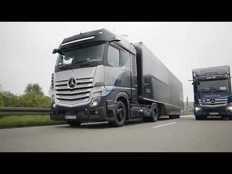 Mercedes-Benz GenH2 Truck on public roads
