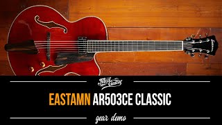Video thumbnail for Eastman AR503CE Classic - Gear Demo by Max Guitar Store