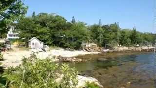 preview picture of video 'Ocean Front Camping | Southport Island Maine |Gray Homestead'