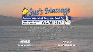 Full Moon Video Services Presents: Sue's Massage in Bangor PA, Grand Opening!