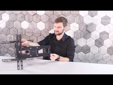 Миниатюра изображения товара Кронштейн для телевизора Tuarex Olimp-407 (черный)