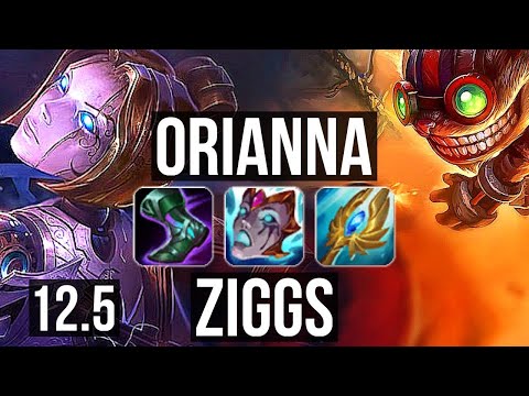 ORIANNA vs ZIGGS (MID) | 10/1/13, Godlike, 300+ games | EUW Diamond | 12.5