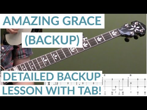 Amazing Grace (Backup) Banjo-Unterricht für Anfänger
