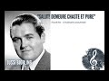 "Salut! Demeure chaste et pure" Faust, C. Gounod - Jussi Björling (with score!) 1080p HD