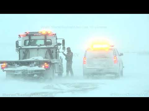 Fargo, ND - Blizzard Strands Motorists On Interstate 94 - 12/27/2021