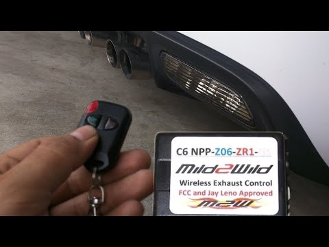 Installing MILD to WILD Exhaust Switch ( for NPP Corvette exhaust )