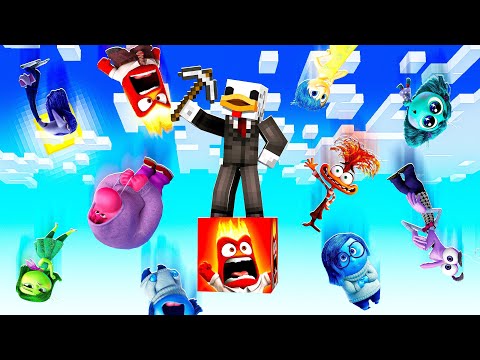 SOPRAVVIVO SOPRA UN SOLO BLOCCO DI INSIDE OUT - Minecraft ITA