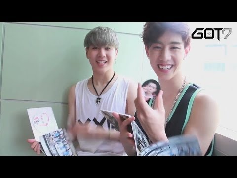 140704 Rising Idol - GOT7 backstage at 140628 Music Core