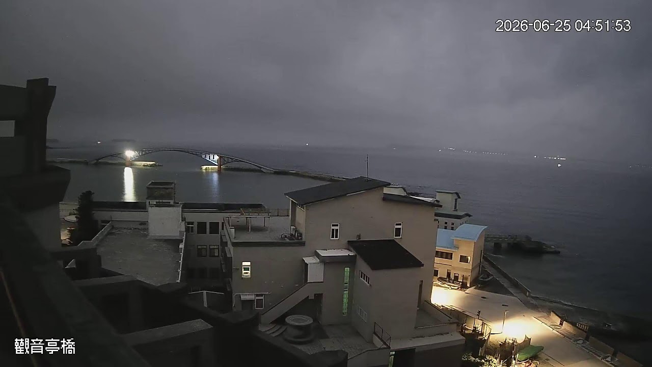 Live webcam view of Guanyinting Bay & Magong Waterfront