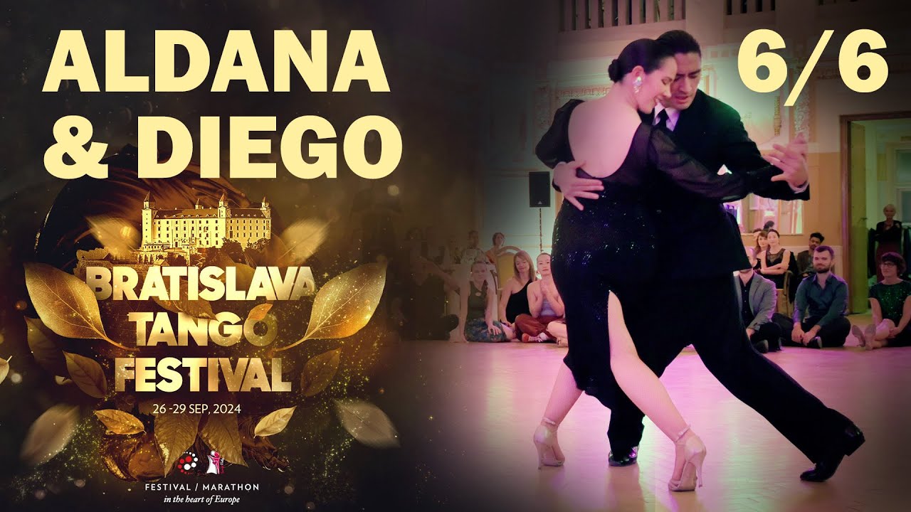 Diego Ortega & Aldana Silveyra 6/6 @Bratislava Tango Festival 2024 - Estampa de varon - D'Arienzo