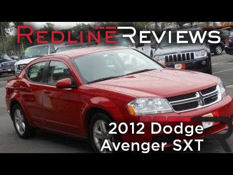 2012 Dodge Avenger SXT, Review, Walkaround, Start Up, Test Drive