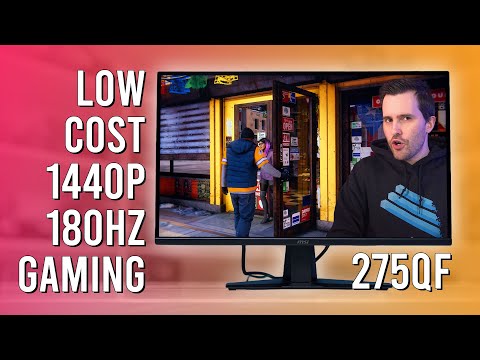 A Great Value 1440p Monitor! - MSI MAG 275QF Review