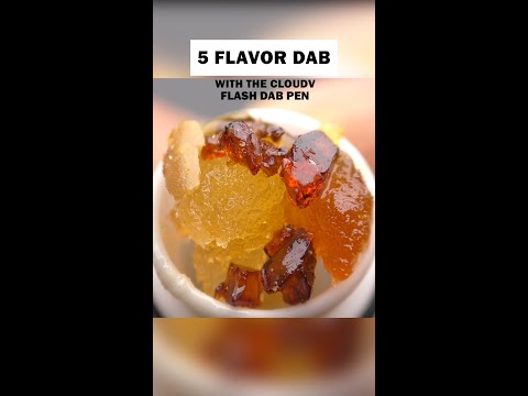 5 Flavor Dab with the CloudV Flash Dab Pen