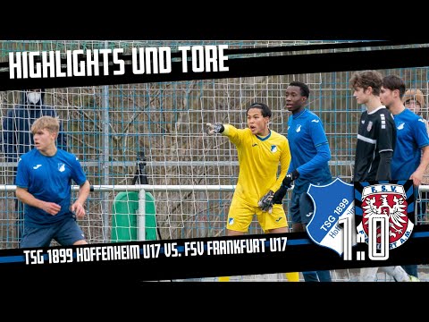 Highlights & Tore | TSG 1899 Hoffenheim U17 1:0 FSV Frankfurt U17 |  B-Junioren Bundesliga 21/22