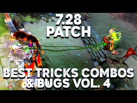 MOST OP, BROKEN & IMBA COMBOS & BUGS, BEST TRICKS & TIPS 7.28 PATCH Dota 2 (Vol. 4)