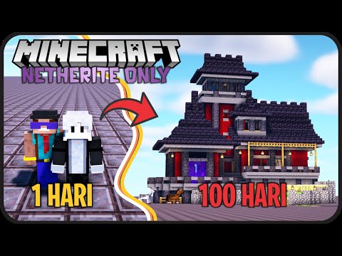 Rauntzent -  100 Days in Minecraft HARDCORE But NETHERITE Only!  - Survive On The Harshest Planet!