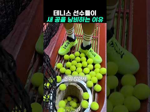 테니스 선수들이 새 공을 낭비하는 이유