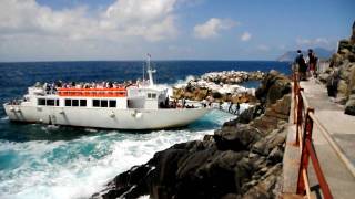 preview picture of video 'Cinque Terre Ferry in Rough Water'