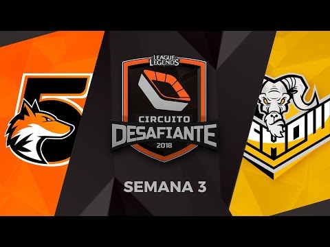 5Fox vs T Show - Jogo 1 - Circuito Desafiante 2018: Primeira Etapa