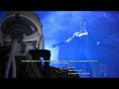 "Mass Effect 1", full HD walkthrough on Insanity, Part 13 - Therum (Find Liara T'Soni), 3\3