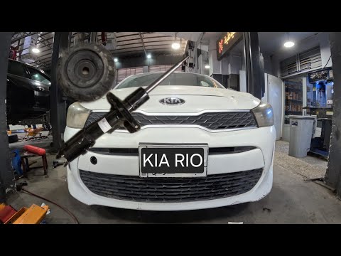 replacing front shock absorber - strut mount ... kia rio 2018-2021 (torque specs)