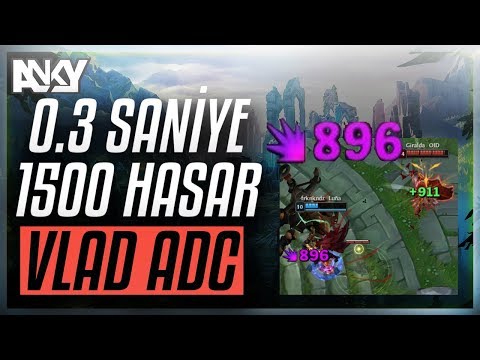 0.3 SANİYEDE 1500 HASAR VLADİMİR ADC