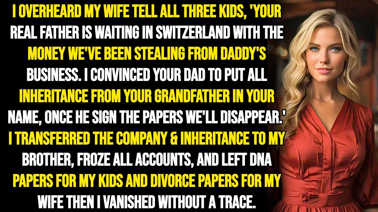 THREE YEARS LATER, ALL KIDS CAME TO MY MANSION & DEMANDED MONEY FOR THEIR MOM'S CANCER TREATMENT &..