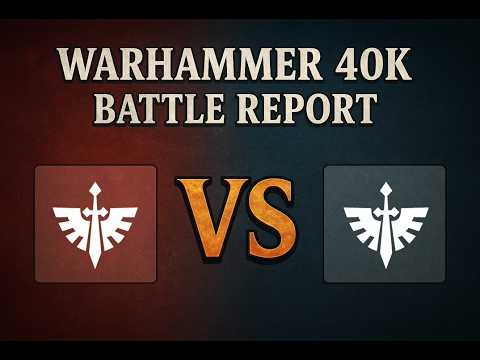 Dark Angels vs Dark Angels | Wrath of the Rock Mirror Match | Warhammer 40k Battle Report