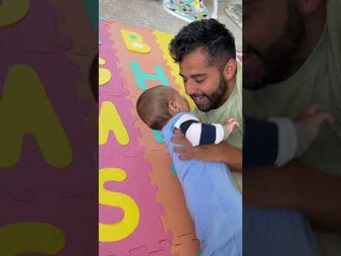 mama got the laughs, but dada got the first word 🥲