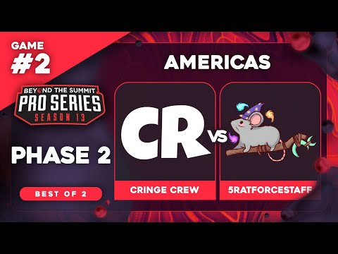 Cringe Crew vs 5RATFORCESTAFF Game 2 - BTS Pro Series 13 AM: Phase 2 w/ Kmart & ET