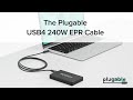 The Plugable USB4 240W EPR Cable
