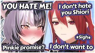 Shiori Guilt-Trips Liz with 'You Hate Me!' & Pinkie Promise is Too Cute | ENReco [Hololive EN]