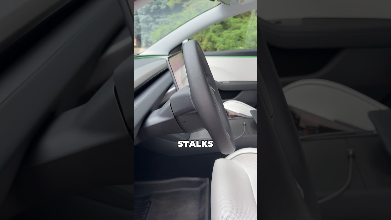 Why Teslas No Longer Need Stalks 😳👀