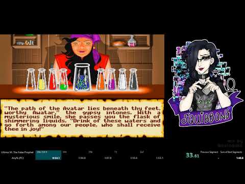 Ultima VI : The False Prophet (PC) - Any% Debug - 1m50s - #speedrun (world record)