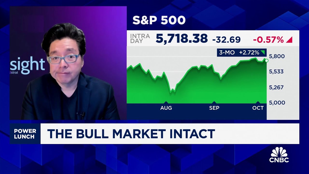 Stocks are setup to perform well over the medium-term, says Fundstrat's Tom Lee