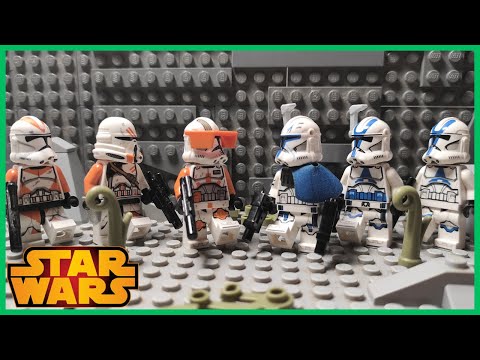 212th VS 501st | Lego Star Wars The Clone Wars Stop Motion