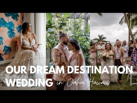 We Finally Had Our Dream Destination Wedding in Oahu Hawaii!