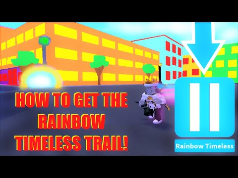 HOW TO GET THE RAINBOW TIMELESS TRAIL in SPEED CITY! (Roblox)