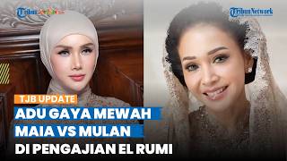Sama-sama Pakai Berlian Mewah, Adu Gaya Maia Estianty vs Mulan Jameela di Pengajian El Rumi