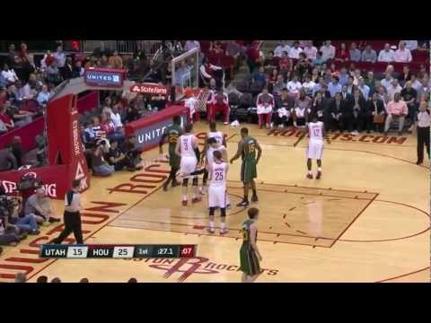 [HD] Rockets vs Jazz - Full game highlights  2013.03.20