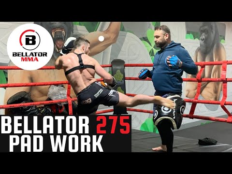 BELLATOR275 Training day Darragh Kelly and Coach Johnston SBG IRELAND