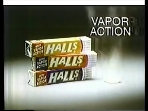 Halls Mentho-Lyptus Cough Drops Commercial (1978)