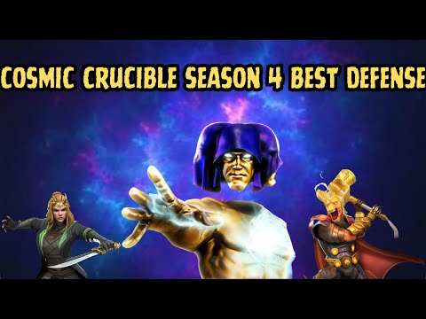 COSMIC CRUCIBLE BEST DEFENSE TEAMS FOR MASTERS SEASON 4 | MSF | Marvel Strike force