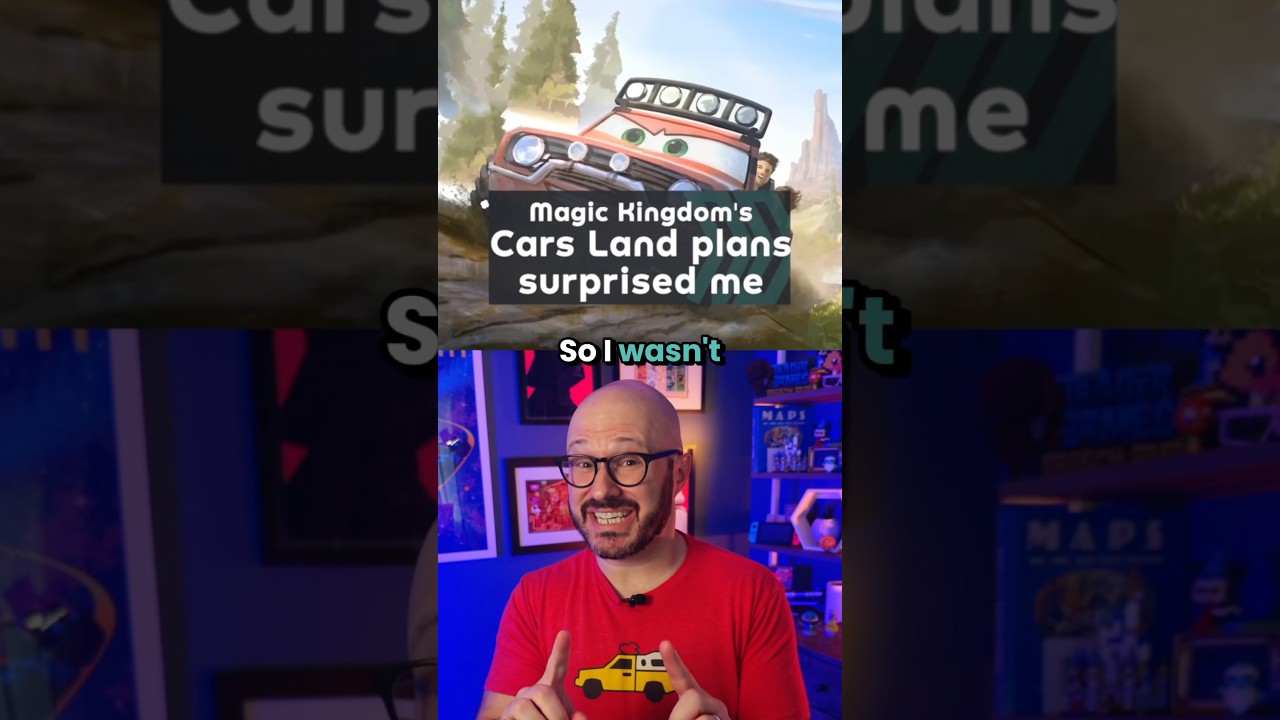 Magic Kingdom’s future Cars Land surprised me! 😳 #disneyworld