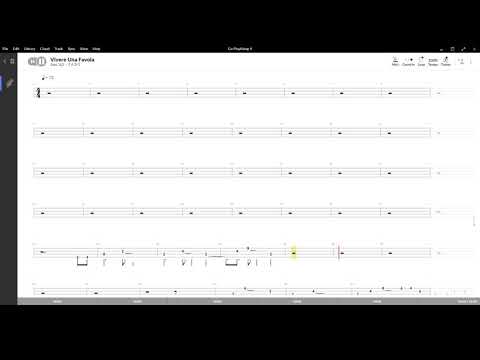 Vivere una favola ( Vasco Rossi ) ,Tablatura e base Senza Basso - Backing bass track - NO BASS