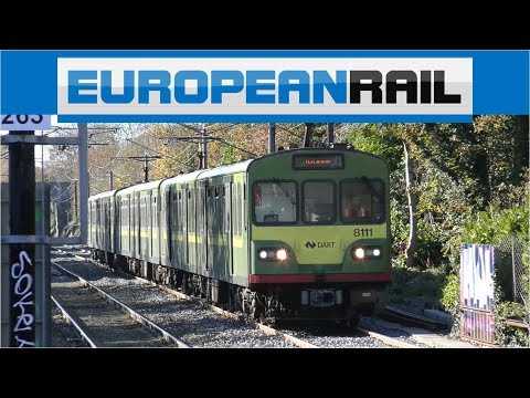 Iarnród Éireann Irish Rail DART 8100 EMU 8111 + 8106 + 8119 arrive at Raheny Station