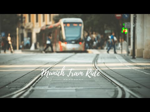 Tram Ride - Grünwald to Silberhornstraße - Munich, Germany - 4K HDR