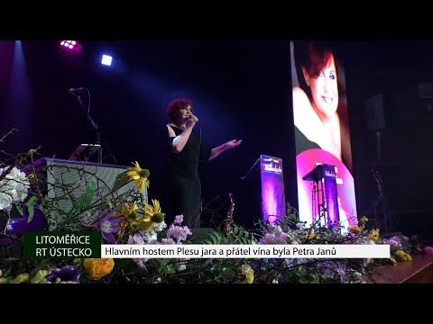 LITOMĚŘICE: Hlavním hostem Plesu jara a přátel vína byla Petra Janů