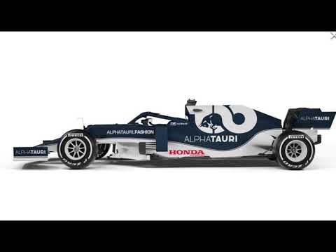 AlphaTauri Reveal AT02 New livery Look F1 2021car