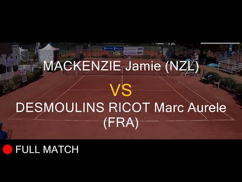 MACKENZIE Jamie (NZL) VS DESMOULINS RICOT Marc Aurele (FRA) - La Balle Mimosa 2022